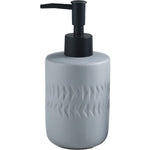 FabSeasons Grey Arrow Ceramic Soap Dispenser, 350ML