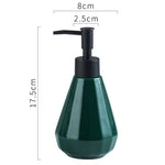 FabSeasons Green Diamond Soap Dispenser, 250 ML