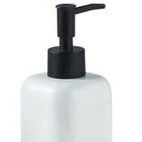 FabSeasons Glossy White Solid Ceramic Soap Dispenser, 300 ML
