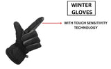 FabSeasons Warm Winter Gloves, Water resistant, Mobile Touch enabled, windproof for hiking, driving, running & outdoors for Men & Women