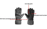 FabSeasons Warm Winter Gloves, Water resistant, Mobile Touch enabled, windproof for hiking, driving, running & outdoors for Men & Women