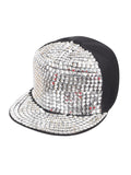 FabSeasons Studs Bling Flat Hip Hop Cap Unisex