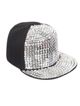 FabSeasons Studs Bling Flat Hip Hop Cap Unisex