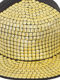 FabSeasons Studs Bling Flat Hip Hop Cap