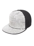 FabSeasons Studs Bling Flat Hip Hop Cap