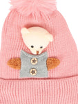 FabSeasons Kids Winter Skull cap for Boys & Girls (3-8 Years), covers entire ears for better protection from Cold