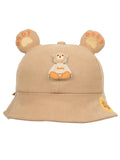 FabSeasons BabyBear Kids Cotton Bucket Cap/Hat for Sun Protection (1-3 Years)