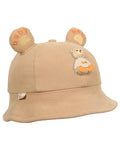 FabSeasons BabyBear Kids Cotton Bucket Cap/Hat for Sun Protection (1-3 Years)