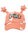 FabSeasons Cotton Cap for Boys & Girls with Antler, Fits for 1-4 years kids, Velcro adjustment at back