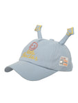 FabSeasons Cotton Cap for Boys & Girls with Antler, Fits for 1-4 years kids, Velcro adjustment at back