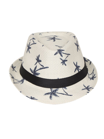 FabSeasons Printed Beach Fedora Hat / cap for Men & Women