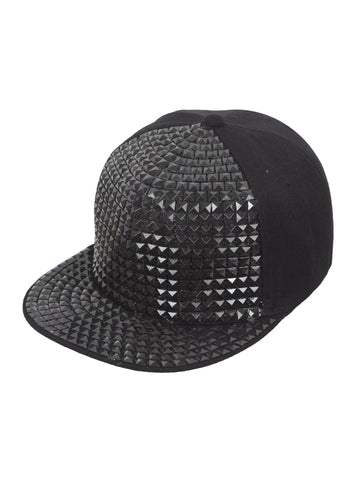 FabSeasons Studs Bling Flat Hip Hop Cap Unisex