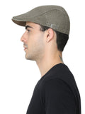 FabSeasons Unisex Washed / Faded Cotton Flat Golf Caps / Hats for men & Women