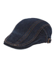 FabSeasons Unisex Washed / Faded Denim / Jeans Cotton Flat Golf Caps / Hats for men & Women