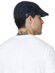 FabSeasons Unisex Washed / Faded Denim / Jeans Cotton Flat Golf Caps / Hats for men & Women