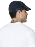 FabSeasons Unisex Washed / Faded Denim / Jeans Cotton Flat Golf Caps / Hats for men & Women