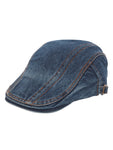 FabSeasons Unisex Washed / Faded Denim / Jeans Cotton Flat Golf Caps / Hats for men & Women
