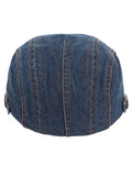 FabSeasons Unisex Washed / Faded Denim / Jeans Cotton Flat Golf Caps / Hats for men & Women