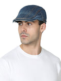 FabSeasons Unisex Washed / Faded Denim / Jeans Cotton Flat Golf Caps / Hats for men & Women