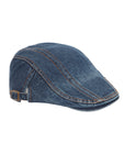 FabSeasons Unisex Washed / Faded Denim / Jeans Cotton Flat Golf Caps / Hats for men & Women