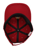 FabSeasons Black Solid Cotton Unisex Baseball Summer Cap & Hat with Adjustable Buckle