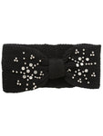 FabSeasons Studded Acrylic Woolen Skull Stretch headband / ear warmer / cap / Hair Accessory for women & Girls for winters