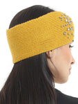 FabSeasons Studded Acrylic Woolen Skull Stretch headband / ear warmer / cap / Hair Accessory for women & Girls for winters