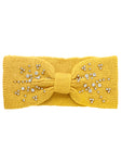 FabSeasons Studded Acrylic Woolen Skull Stretch headband / ear warmer / cap / Hair Accessory for women & Girls for winters