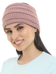 FabSeasons Acrylic Woolen Skull Stretch headband / ear warmer / cap / Hair Accessory for women & Girls for winters