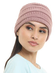 FabSeasons Acrylic Woolen Skull Stretch headband / ear warmer / cap / Hair Accessory for women & Girls for winters