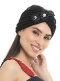 FabSeasons Acrylic Woolen Skull Stretch headband / ear warmer / cap / Hair Accessory for women & Girls for winters