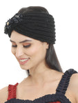 FabSeasons Acrylic Woolen Skull Stretch headband / ear warmer / cap / Hair Accessory for women & Girls for winters