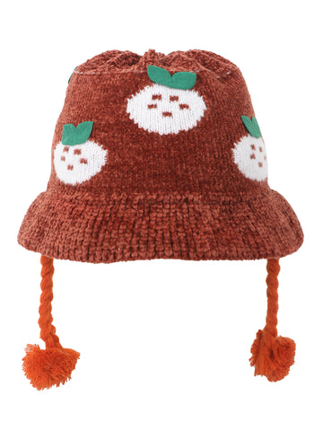 FabSeasons Baby Winter Bucket Hat / Cap for Kids of Age 2-5 years, Fluffy Fuzzy Warm Hats for Boys & Girls