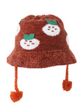 FabSeasons Baby Winter Bucket Hat / Cap for Kids of Age 2-5 years, Fluffy Fuzzy Warm Hats for Boys & Girls