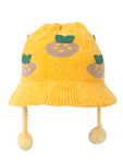 FabSeasons Baby Winter Bucket Hat / Cap for Kids of Age 2-5 years, Fluffy Fuzzy Warm Hats for Boys & Girls