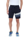 FabSeasons Blue Strips Casual Fashion Solid PolyCotton with Lycra Shorts for Mens