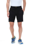 FabSeasons XVV Printed Black Casual Premium Fashion Solid PolyCotton with Lycra Shorts