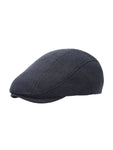FabSeasons Plaid Corduroy Golf cap for Men & Women, casual Everyday Flat Cap, Stylish, Vintage Sun Cap & Hat