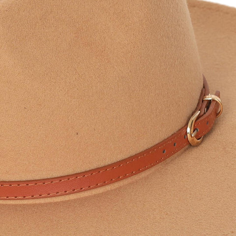 FabSeasons Vintage Wide Brim Fedora Hat For Men - Cotton Polyester, One Size
