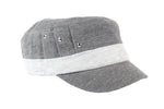 FabSeasons Dark Grey Cotton Cap