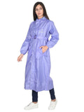 Fabseasons LightPurple Raincoat for women with Adjustable Hood & Reflector for Night visibility