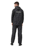 FabSeasons Printed Double Layered Waterproof Unisex Raincoat set of pant & top- Camo Black