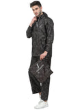 FabSeasons Printed Double Layered Waterproof Raincoat set of pant & top freeshipping - FABSEASONS