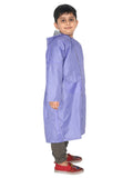Fabseasons Unisex LightPurple Waterproof Long - Full  raincoat for Kids with hood freeshipping - FABSEASONS
