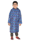 Fabseasons Owl Printed Waterproof Long - Full Raincoat for kids with Hood freeshipping - FABSEASONS