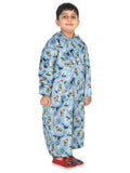 Fabseasons Printed Waterproof Long - Full  raincoat for Kids with Hood