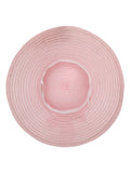 FabSeasons Long Brim Pink Beach and Sun Hat / caps for Women & Girls