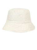 FabSeasons Solid White PU Bucket Hats/Caps for Unisex Casual Fashion, Foldable Fisherman Hat