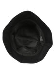 FabSeasons RESCUE Solid Black Cotton Bucket Hats/Fisherman Caps for Men & Women