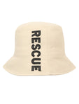FabSeasons RESCUE Solid Cream Cotton Bucket Hats/Fisherman Caps for Men & Women